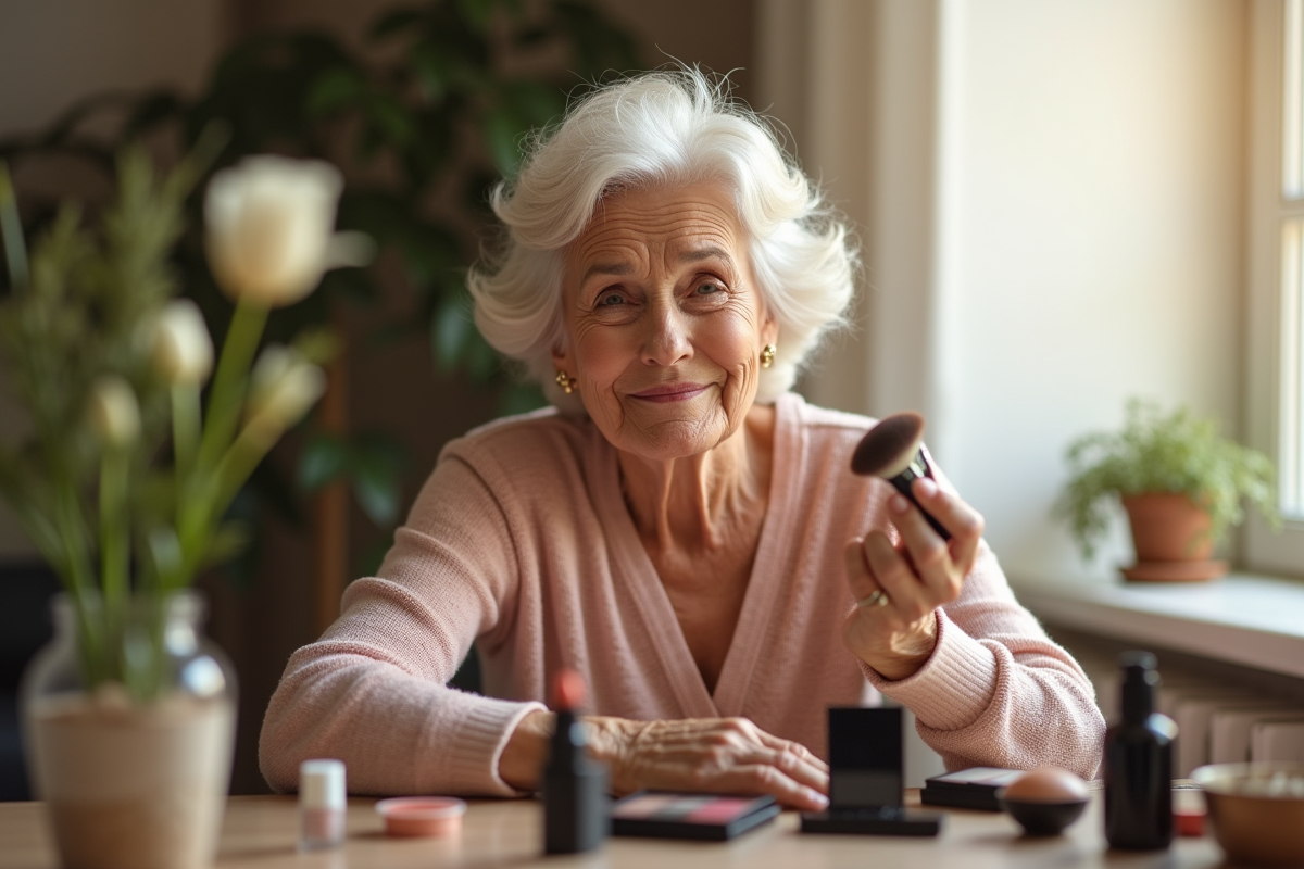 maquillage senior
