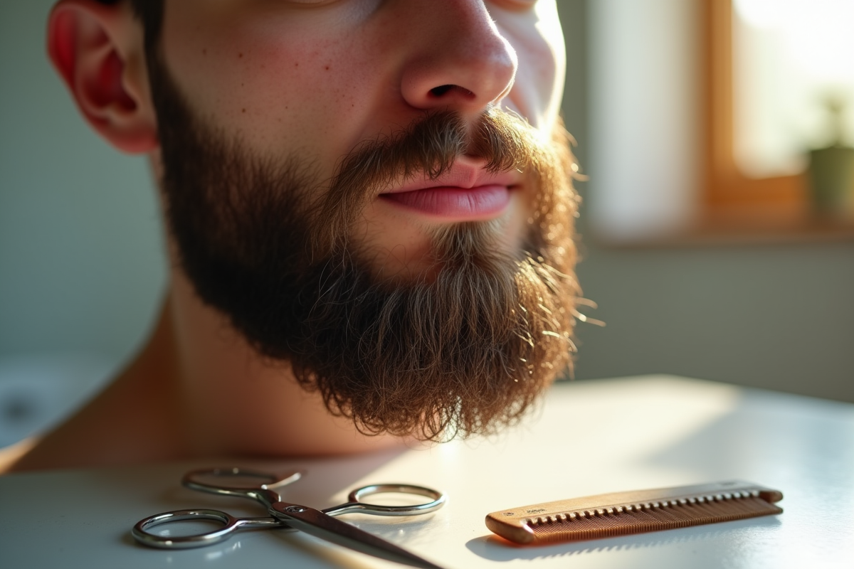 barbe soignée