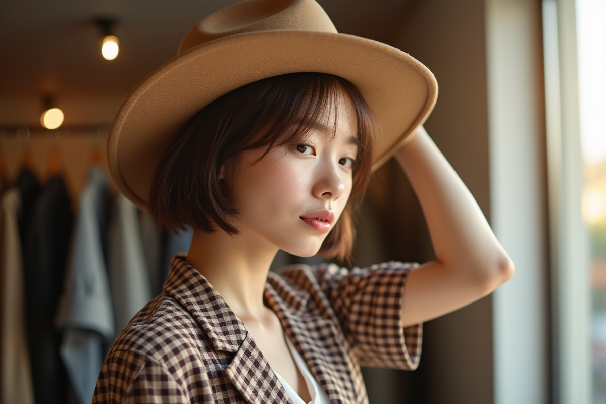 Chapeaux adaptés aux cheveux courts : comment choisir le modèle idéal